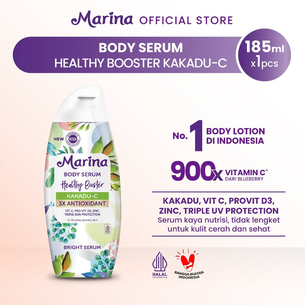 Marina Healthy Booster Bright Serum 185ml - Kakadu [1 pcs] - Exp : 05.2027
