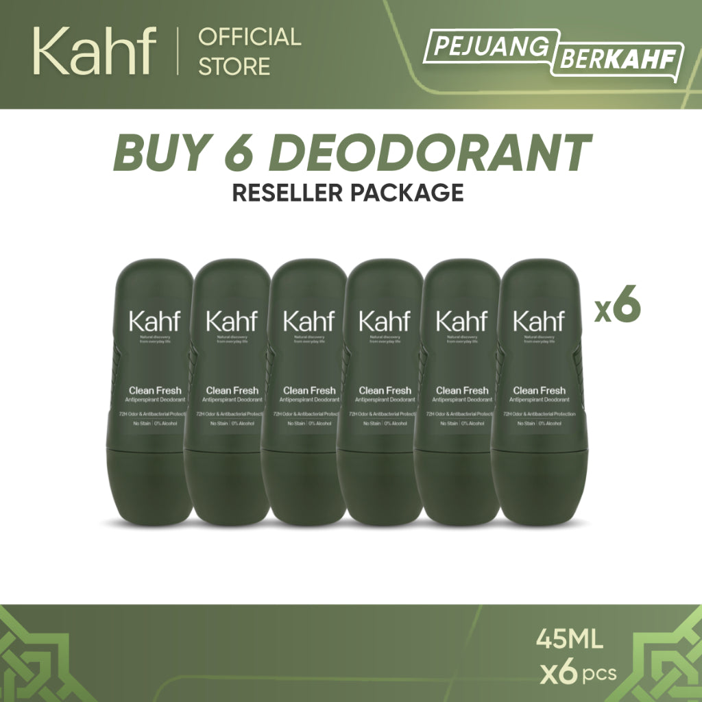 [BUY 6 GET 8] Kahf Reseller Package Deodorant & Face Wash