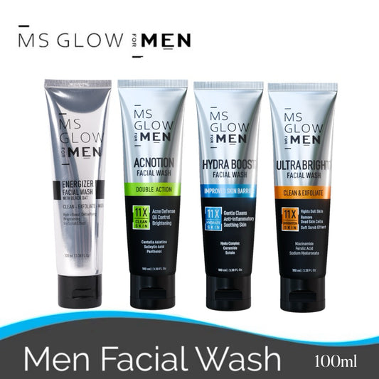 MS GLOW FOR MEN FACIAL WASH / Pilih Variasi