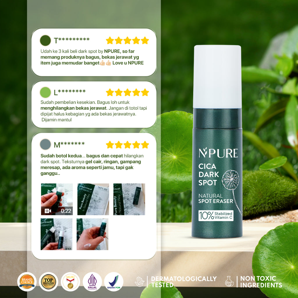 DARK SPOT - NPURE Spot Treatment Dark Spot / Menyamarkan noda hitam bekas jerawat
