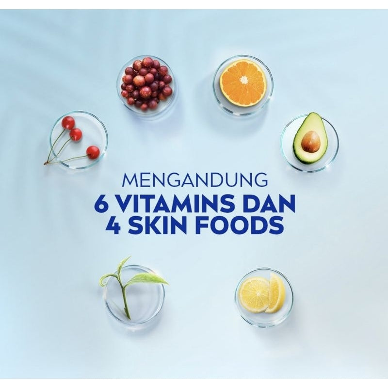Nivea Extra Bright Serum Pelembap Tubuh 10 Super Vitamin Tube 180 ml