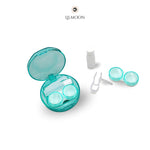 Lens Care Kit | Kotak Softlens | Wadah Lensa Kontak | Travel Kit Transparant Soflens | Case Softlen Bening + Jepitan
