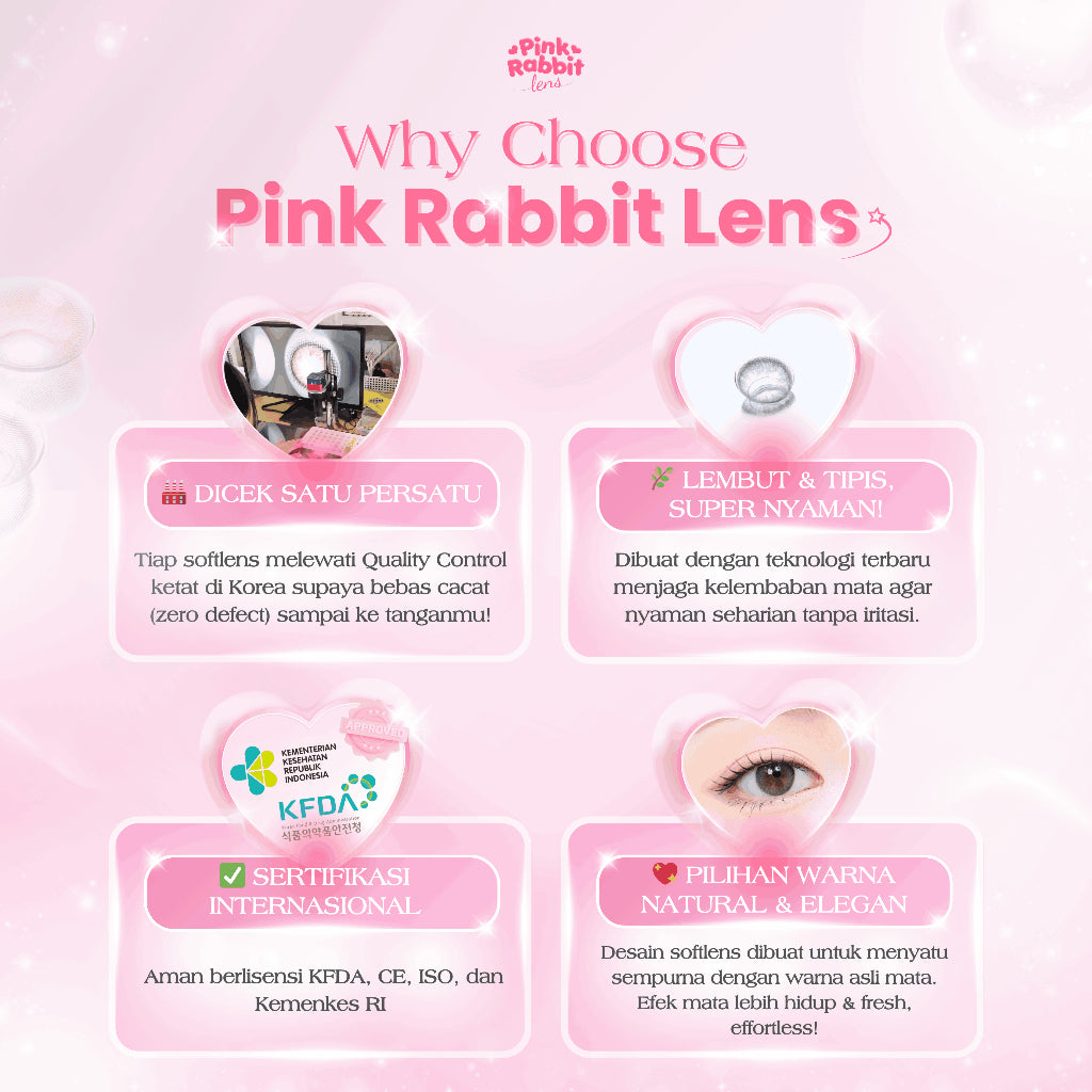 PINKRABBIT SOFTLENS SUPER COMFY GRACEFUL BROWN - Normal, Minus 0.5 S/D 10.00 (1PCS/Sebelah) / Softlens / Soft Lens / Lensa Kontak / Soflen / Softlens normal minus / Lensa mata / Softlense #softlensnyaman #softlensnyamanbikincantik