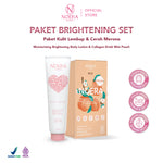 Noera Paket Brightening Set - Moisturizing Brightening Body Lotion + Collagen Mini Improved Formula
