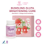 Noera Bundling Glutha Brightening Core | Gluta ALA-C & Collagen Drink Improved Formula