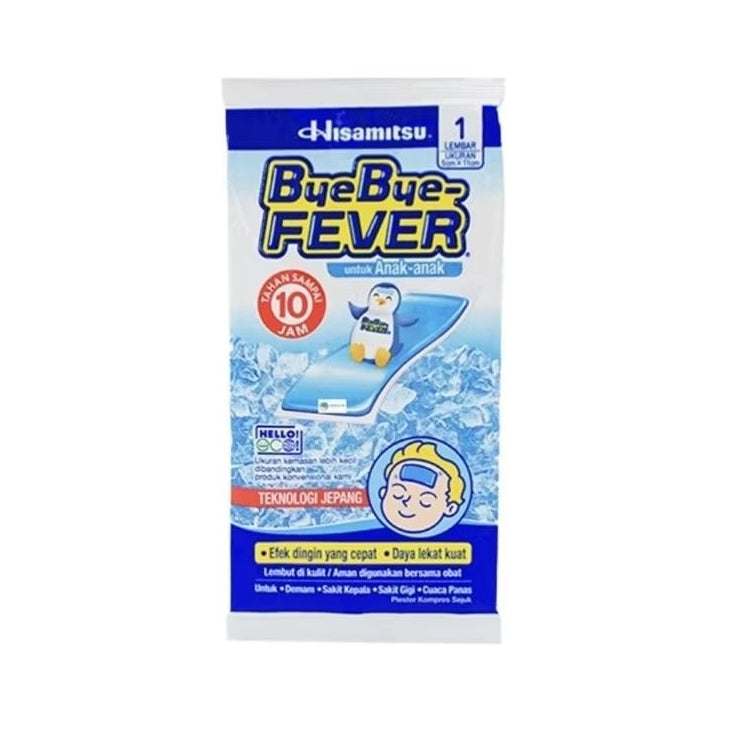 Bye Bye Fever Plester Kompres Demam 1s