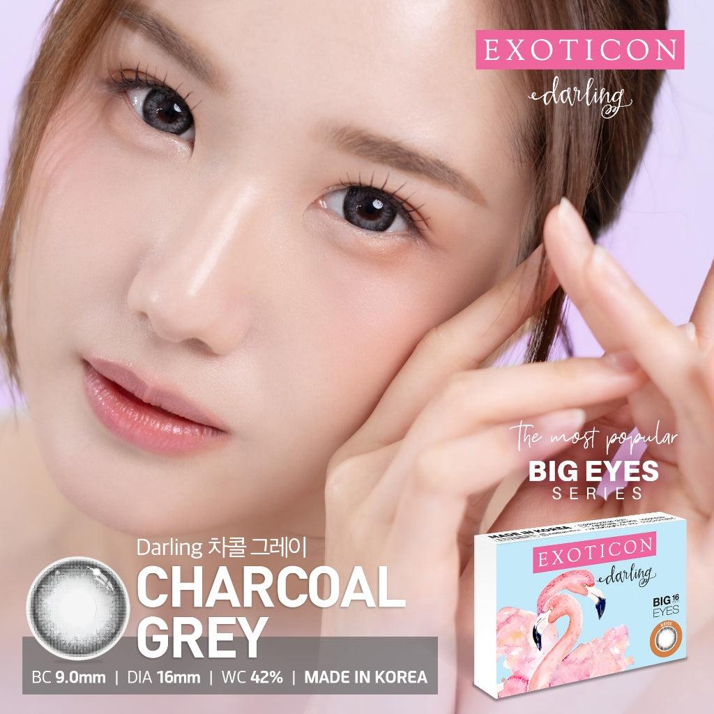 Exoticon Softlens Grey Series II Livi | Sofiya | Smoke Grey | Ash Grey | Charcoal Grey