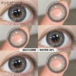 Eyeshare Softlens Blue Big Eyes 14.5mm 14.2mm 1Pasang Soft Lensa Kontak Soflen Blue