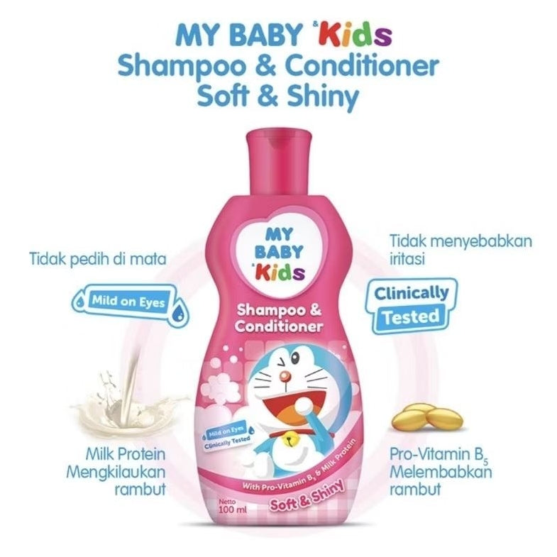 My Baby Kids Sampo & Kondisioner Doraemon Botol 180 ml