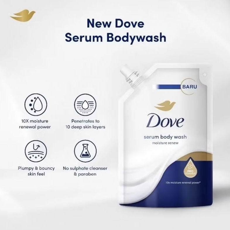 Dove Deeply Nourishing Sabun Mandi Cair Refill 400 ml