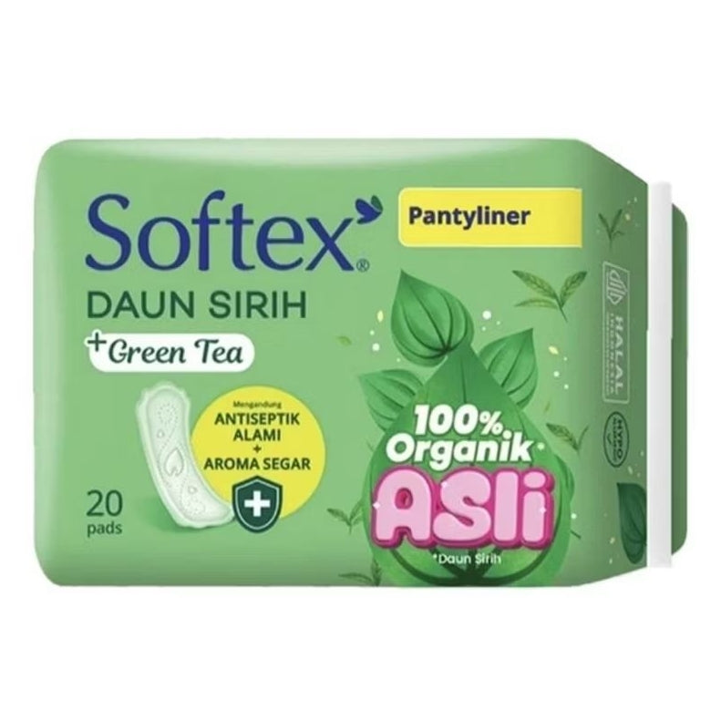 Softex Daun sirih + Green Tea Pantyliner 15 cm 20
pcs
