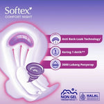 Softex Comfort Night 2 in 1 Pembalut Wanita Wing 29 & 36 cm 12 pcs