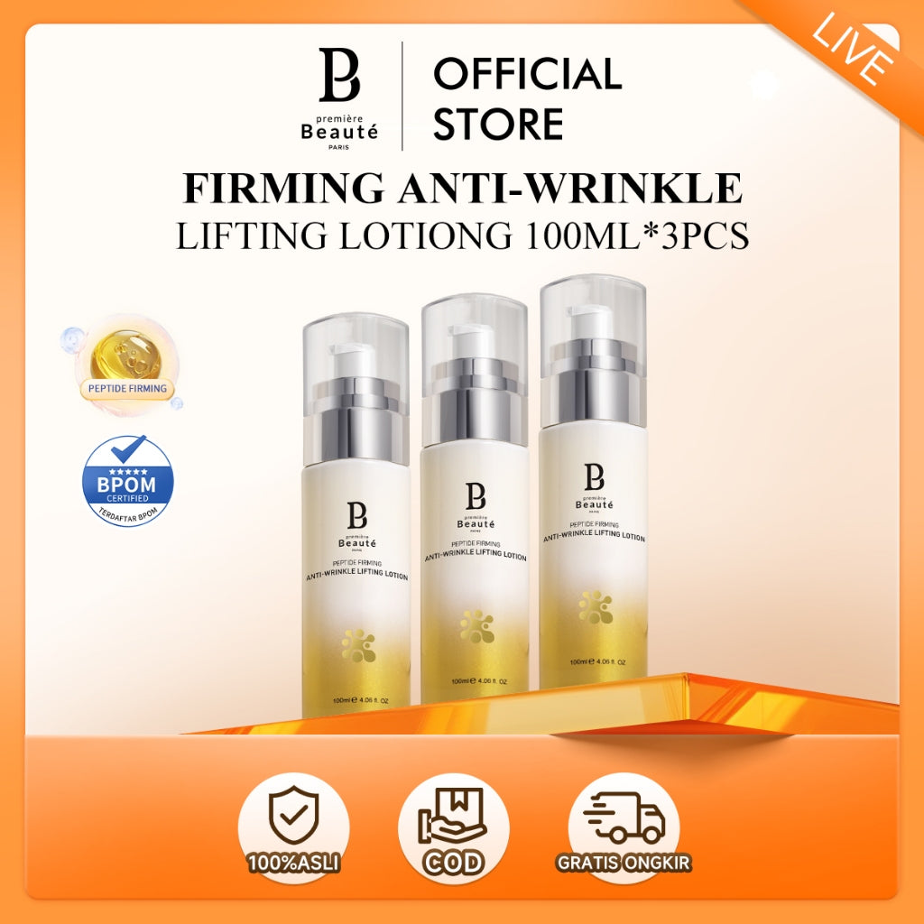 [Ready Stock] PREMIERE BEAUTE Peptide Firming Anti-Wrinkle Lifting Lotion 100ml 3PCs Set [BPOM] Collage Anti-Aging Anti Wrinkle Fine Line