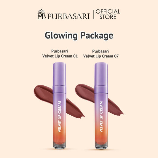 Purbasari Velvet Lip Cream Ombre Package