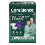 Confidence Classic Popok Perekat Dewasa Malam M8 L7 XL6 Pcs