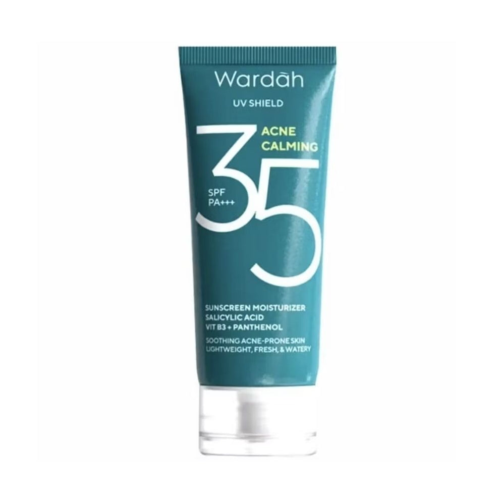 Wardah UV Shield Sunscreen Moisturizer Wajah Anti Jerawat SPF 35 35 ml