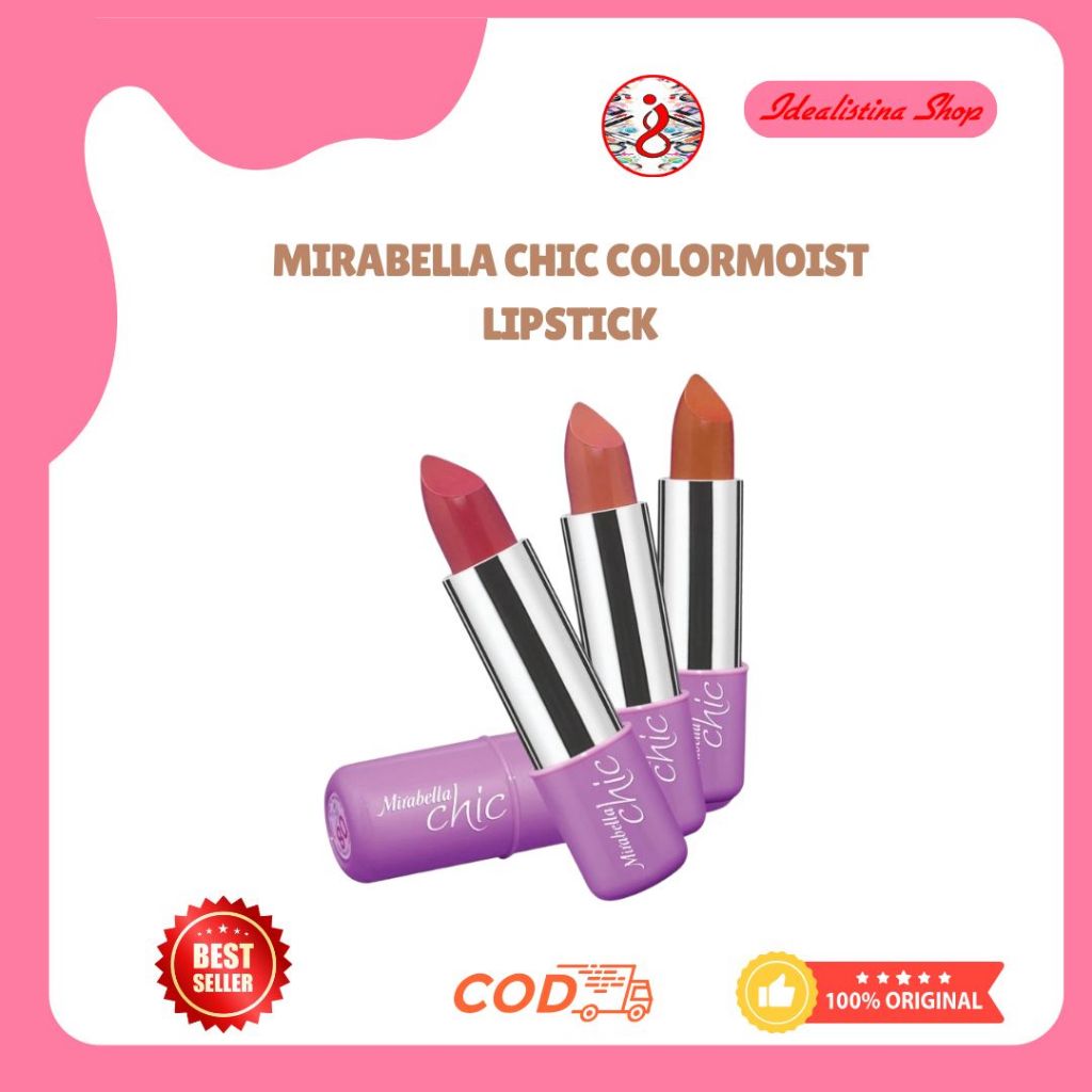 Mirabella Chic Colormoist Lipstick Vitamin E Tahan Lama