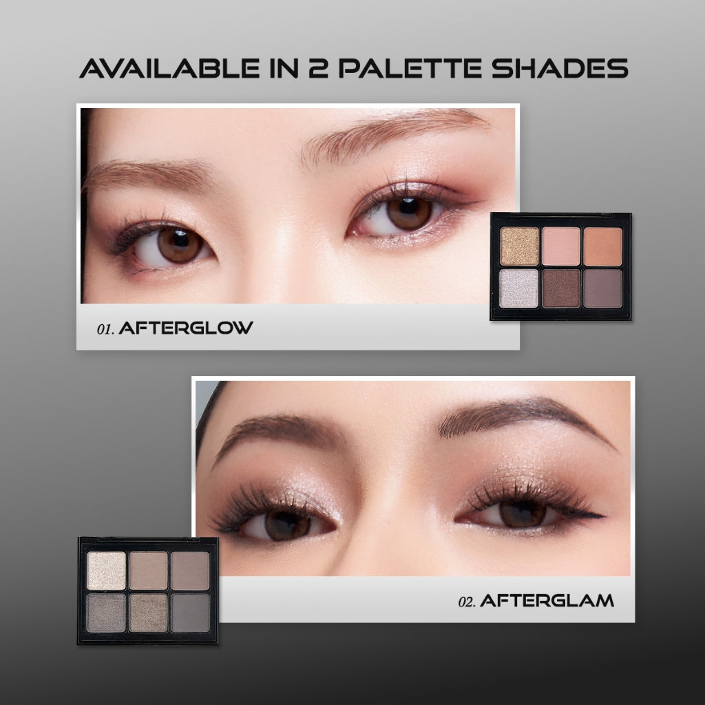 Implora Urban Eyeshadow Palette | Afterglow & Afterglam | Blendable & Pigmented