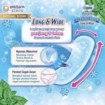 Charm Pantyliner Cooling Fresh Long & Wide Ekstrak Daun Mint 28 pcs