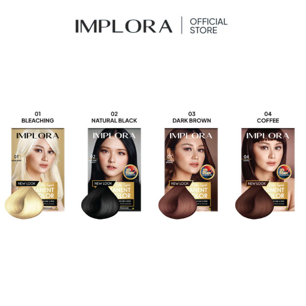 [3 PCS] Implora Permanent Hair Color