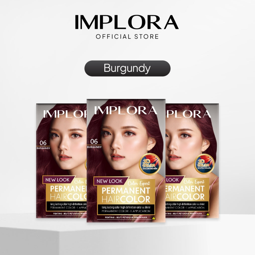 [3 PCS] Implora Permanent Hair Color