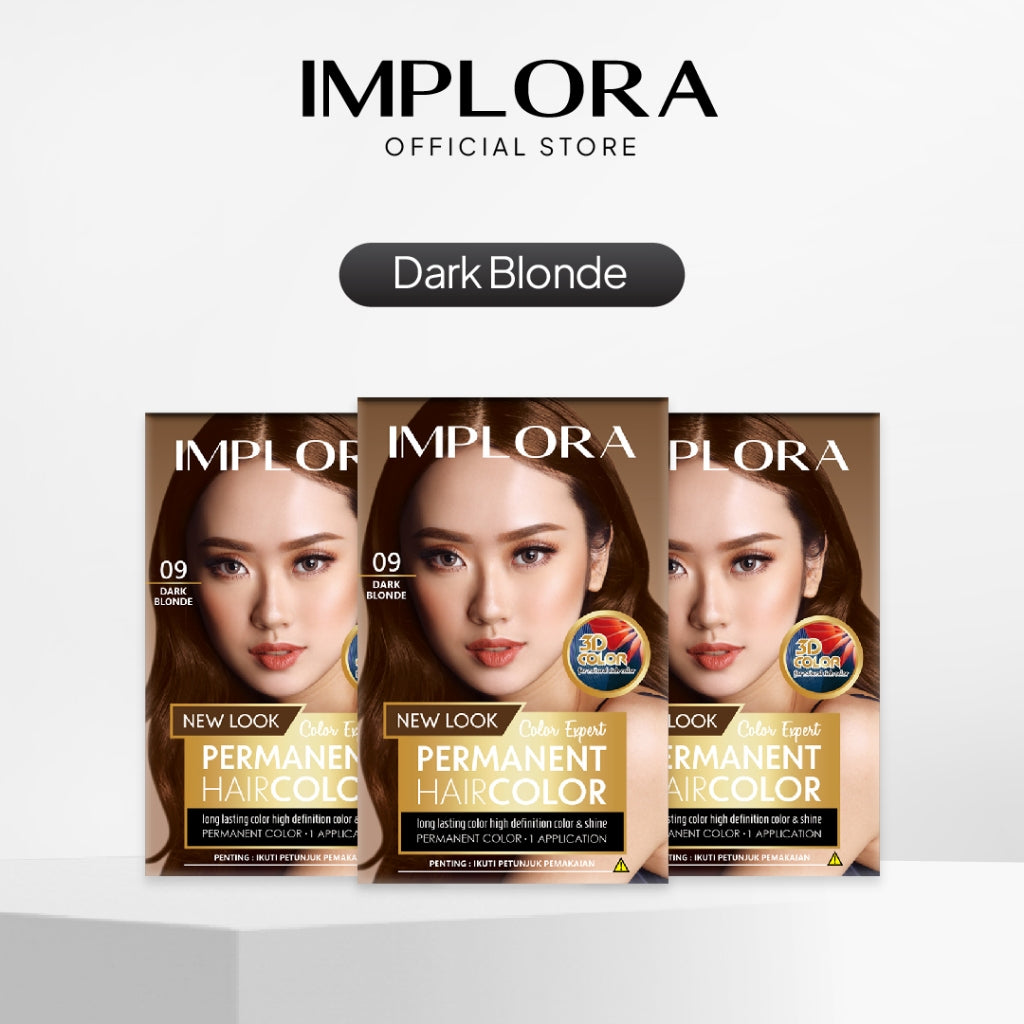 [3 PCS] Implora Permanent Hair Color