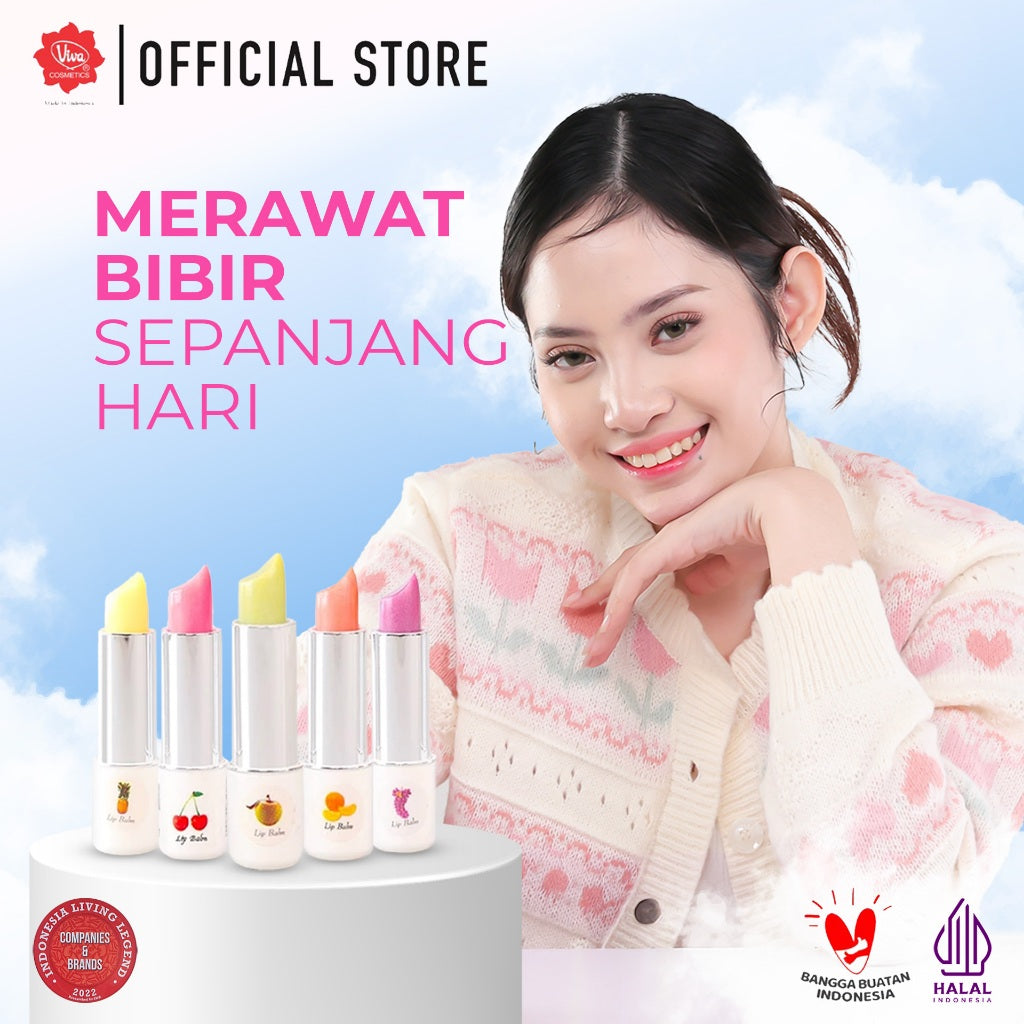 Red-A Lip Balm with VIT E, Olive, Squalane & Avocado Oil - 3gr (tersedia 5 varian)