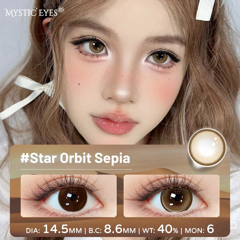 [COD] Mysticeyes Softlens 1 pasang lensa kontak Hidrocor Series Diameter 14.2mm Use 6 Months