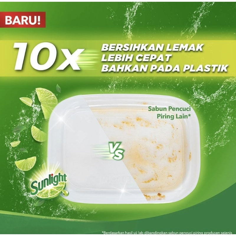 Sunlight Sabun Cuci Piring Jeruk Nipis Refill 910 ml