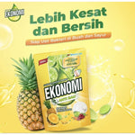 Ekonomi Sabun Cuci Piring Nanas & Jeruk Nipis Anti Bau Refill 650 ml