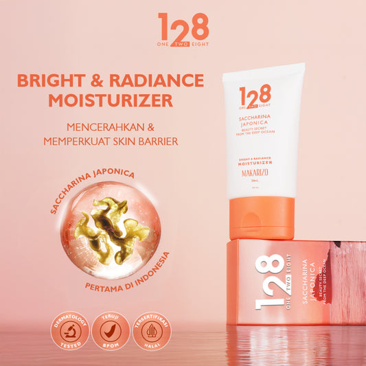 128 Saccharina Japonica Bright & Radiance Moisturizer Tube 50mL by Makarizo