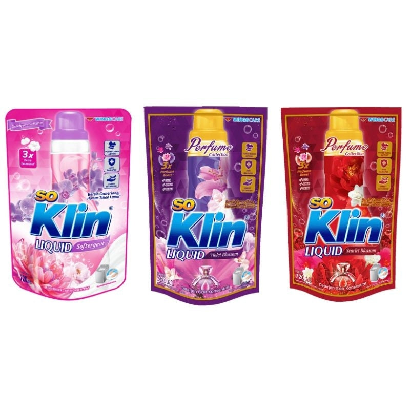 So Klin Deterjen Cair Refill 720 Ml Anti Bakteri