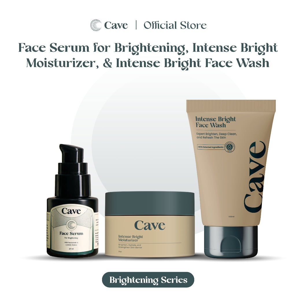 Cave Face Wash, Moisturizer, & Serum for Brightening