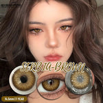 Eyeshare Softlens Serbia Gray 1Pasang 14.5mm  Lensa Kontak Mata Besar