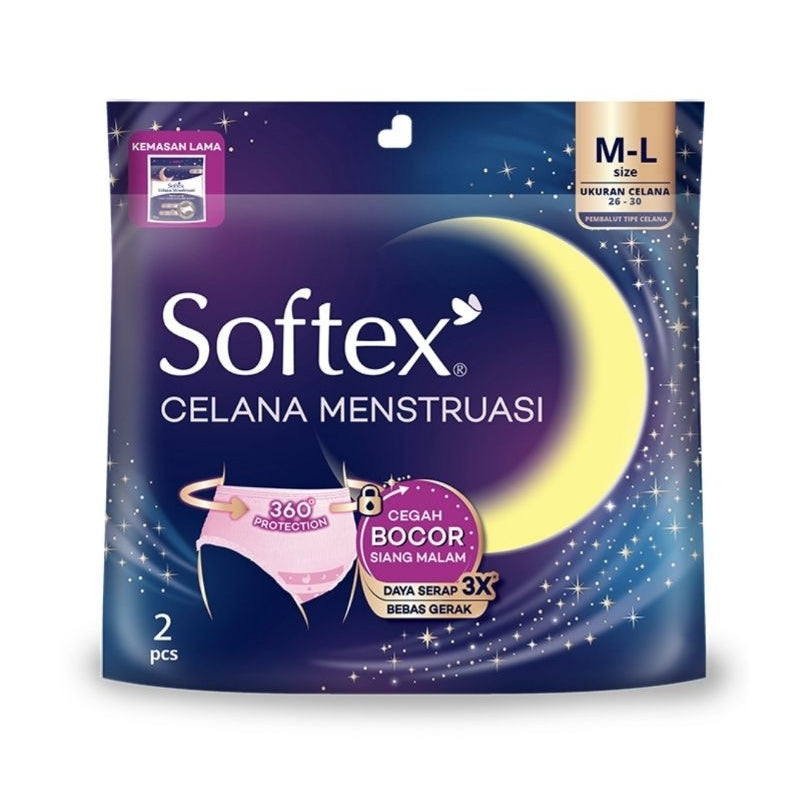Softex Pembalut Celana Menstruasi Wanita 2 pcs