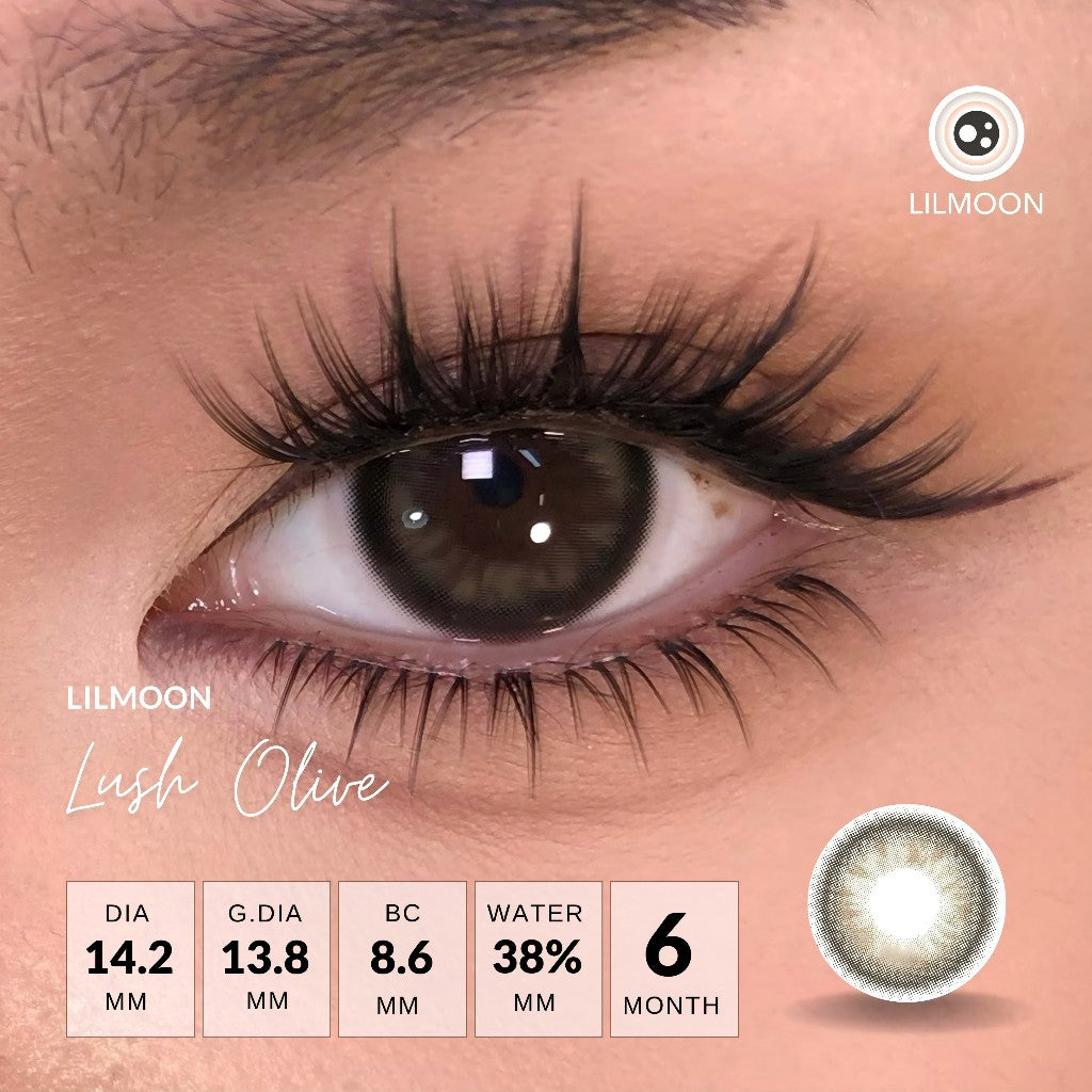 [Fuji Favorite] [New Arrival] Lilmoon Softlens Kualitas Jepang softlens minus (0 sd -8.50) natural contact softlens/softlens warna/Lensa kontak/Japan lens/Lensa minus/softlens brown/Grey