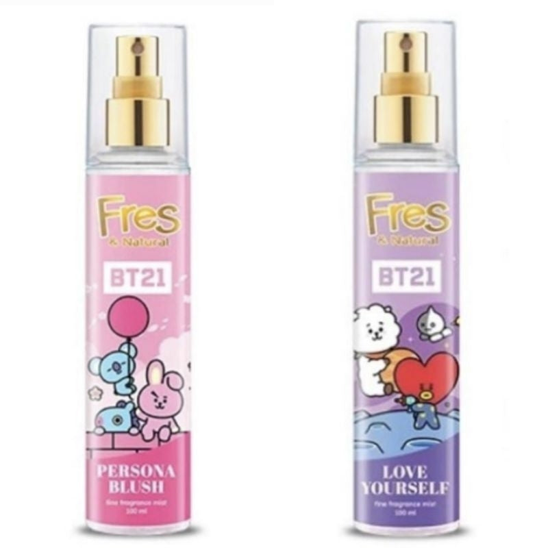 Fres & Natural BT21 Body Mist Parfum Wanita 100 ml