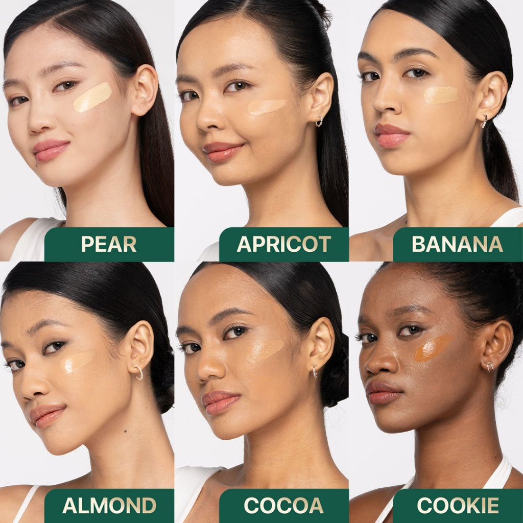 NEW BUNDLE - NPURE Centella Asiatica Flawless Matte Power Cushion + Power Glow Lip Oil Rose Pink Marigold Peach / Set Makeup / Daily Use / Makeup Harian / Makeup kulit Berjerawat / Makeup Bibir Kering