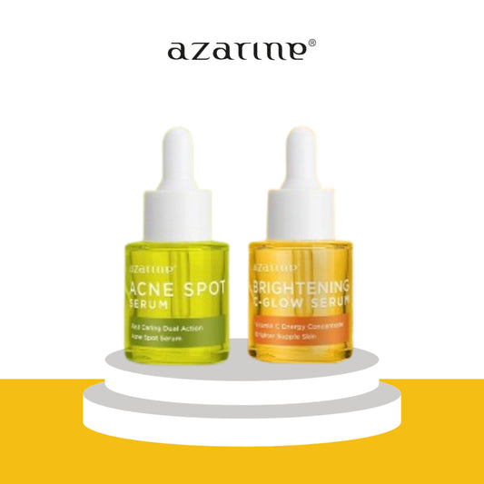 [CREATOR] Azarine Serum [2 PCS] Brightening C-Glow Serum + Acne Spot Serum Paket Mencerahkan dan Mengatasi Jerawat