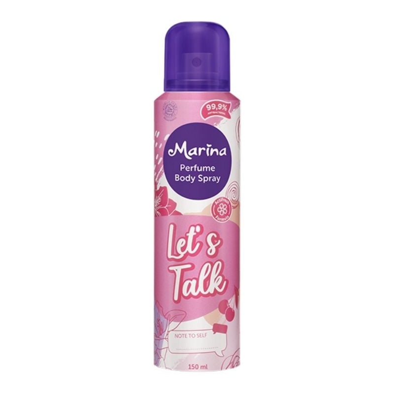 Marina Body Spray Wanita Let's Talk Parfum Wanita 150 ml