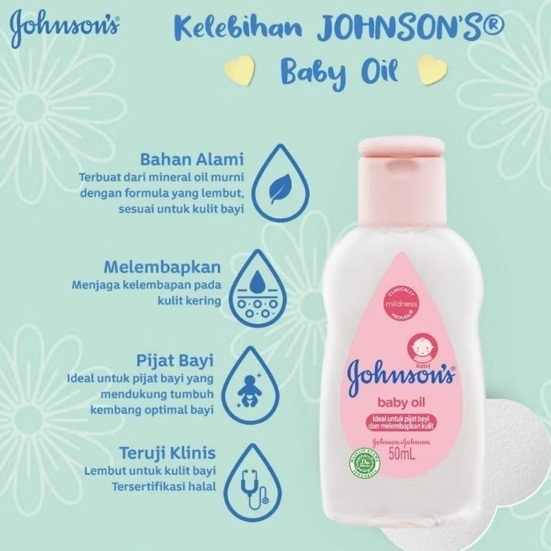 Johnsons Baby Oil 50 ml