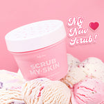 Sakura Milk Mask with Scrub | Scrub Pemutih Badan | Scrub Badan Jejuby [BPOM]