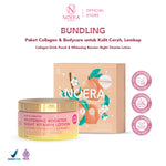 Noera Bundling Collagen Drink Improved Formula & Whitening Booster Night Vitamin Lotion
