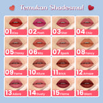 Hanasui Mattedorable Lip Cream - Velvet Matte Finish Melembabkan Ringan Tahan Lama Pigmented Olive Oil Vitamin E