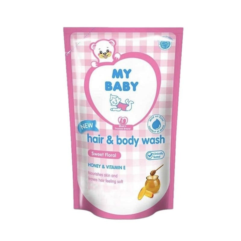 My Baby Sampo & Sabun Mandi Bayi Refill 375 ml