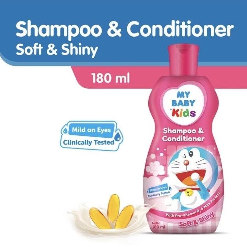 My Baby Kids Sampo & Kondisioner Doraemon Botol 180 ml