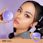 SOMETHINC [2 PCS] CoverBlur Pro Filter Breathable Cushion SPF 40 PA++++ x Checkmatte Transferproof Lipstick - Lipstick Batang Transferproof