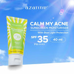 Azarine Calm My Acne Sunscreen Moisturiser Pelembap Wajah SPF 35 40 g