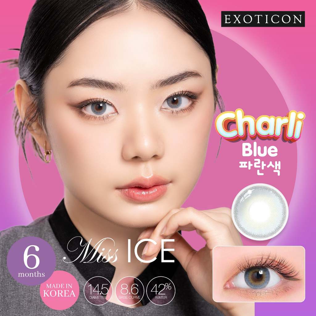 Exoticon Softlens Blue , Green Series (Plano Only) | Soflens Normal | Soflens Biru | Soflens Hijau