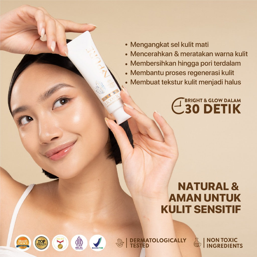 BUNDLING NPURE Peeling Gel Licorice + NPURE Axillary Treatment Licorice